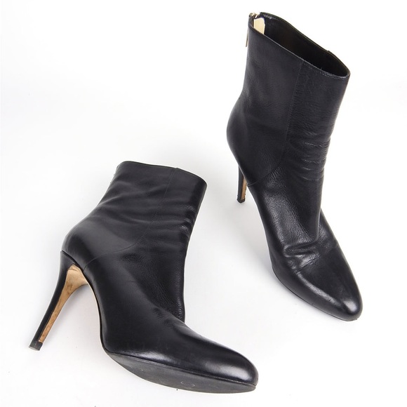 Jimmy Choo 110mm Leather Ankle Booties - Picture 1 of 10
